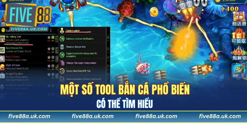 Một số tool bắn cá phổ biến có thể tìm hiểu